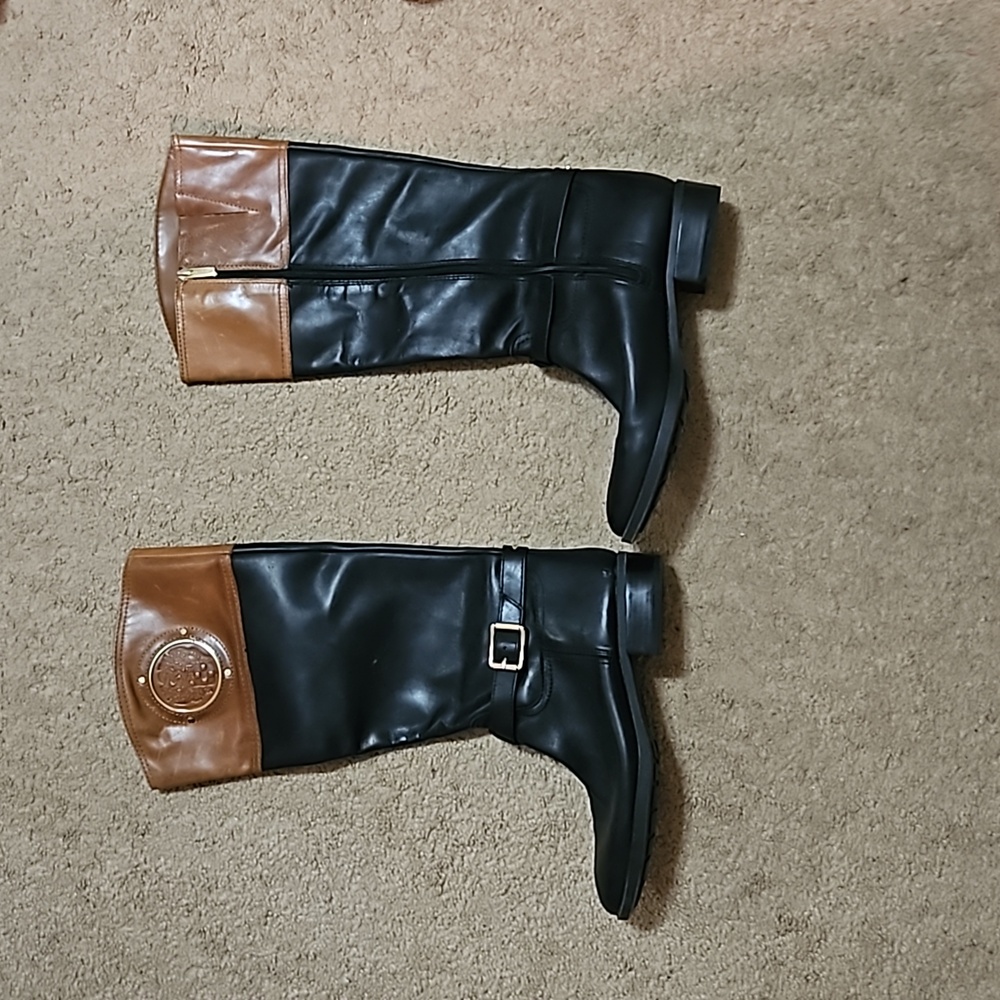 Vince Camuto Women's Phillie Riding Boots size 9 1/2 Genuine Leather